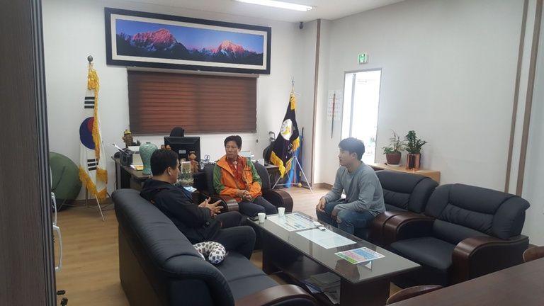 2018.05.14 굴삭기반 이윤재 학생 세종중기 대표님과의 동행면접
