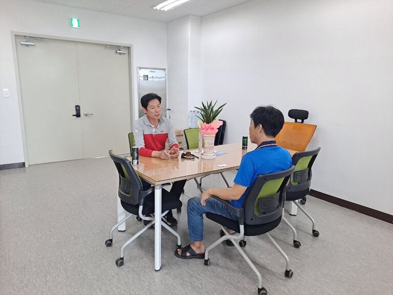 크레인 사업자 협동조합 취업 의뢰 방문 